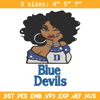 Blue Devils girl embroidery design, NCAA embroidery, Embroidery design, Logo sport embroidery,Sport embroidery..jpg