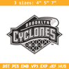Brooklyn Cyclones logo embroidery design, MLB embroidery,Sport embroidery, Logo sport embroidery, Embroidery design..jpg