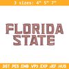 Florida State logo embroidery design, NCAA embroidery, Embroidery design, Logo sport embroidery, Sport embroidery.jpg