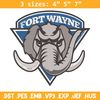 Fort Wayne mascot embroidery design, NCAA embroidery, Sport embroidery, logo sport embroidery, Embroidery design.jpg