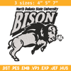 North Dakota State mascot embroidery design, NCAA embroidery,Sport embroidery,logo sport embroidery,Embroidery design.jpg