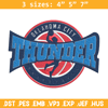 Oklahoma City Thunder logo embroidery design,NBA embroidery, Sport embroidery, Embroidery design, Logo sport embroidery.jpg