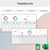 Trading Journals Crypto And Stocks in Google Sheets and Excel Template