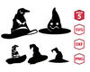 Sorting Hat Svg, Harry Potter svg, Magic Wizard Svg, Magic Wizard Svg School Movie Svg