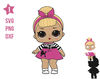 Sis Swing Lol SVG, LOL Surprise Doll Silhouette Svg, Print File