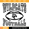 Wildcats Football SVG, Sports Jerseys SVG, Football SVG.jpg