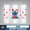 Valentine Cartoon Mouses And Friend 16oz Libbey Glass Wrap Png, Valentine Character Coffee Glass Wrap Png, Valentine Cartoon (18).jpg