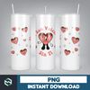 Valentine Bad Bunny Libbey Cup Png, Benito is my Valentine 20 oz Beer Glass Can Wrap, Bad Bunny Sad Heart Kisses Png Beer Glass (12).jpg