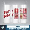 Valentine Bad Bunny Libbey Cup Png, Benito is my Valentine 20 oz Beer Glass Can Wrap, Bad Bunny Sad Heart Kisses Png Beer Glass (21).jpg
