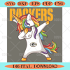 Dabbing Unicorn Green Bay Packers Svg Sport Svg.jpg