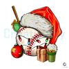 Santa Baseball Christmas PNG Merry Xmas Vintage File.jpg