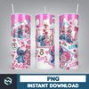 Cartoon Couple Cartoon Valentine Tumbler Design PNG, 3D Inflated Valentine Tumbler Wraps, Balloon 20oz Skinny Tumbler (22).jpg