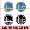 Oakland SVG & Studio 3 Cut File Stencil and Decal Files Logo for Silhouette Cricut SVGS Golden Cutouts Basketball Decals Logo State Warriors1.jpg