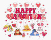 Happy Valentine PNG, Valentines Bear Png, Valentines Mouse Balloons Png, Valentine's Day Png, Xoxo Png, Valentines Bear And Friends Png.jpg