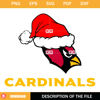 Arizona Cardinals Christmas SVG, NFL Christmas Logo SVG, Arizona Cardinals Santa Hat SVG.jpg