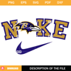 Baltimore Ravens Nike SVG, NFL Ravens SVG, Ravens Swoosh SVG.jpg