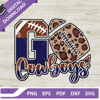 Leopard Go Cowboys SVG, Dallas Cowboys Football SVG, NFL Team Logo SVG PNG DXF EPS.jpg