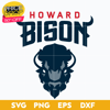 Howard Bison Svg, Logo Ncaa Sport Svg, Ncaa Svg, Png, Dxf, Eps Download File..jpg