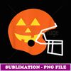 Halloween Football Pumpkin Halloween Football - Decorative Sublimation PNG File