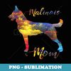 Belgian Malinois Mama- Best Malinois Dog Mom Ever ART s - Unique Sublimation PNG Download