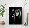 Janis Joplin Print Singer Concert Music Poster Black & White Retro Vintage Photography Canvas Framed Printed Feminist Wall Art Trendy Decor.jpg
