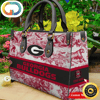 NCAA Georgia Bulldogs Women Leather Hand Bag.jpg