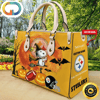 Pittsburgh Steelers NFL Snoopy Halloween Women Leather Hand Bag.jpg