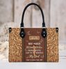 Way Maker Miracle Worker Promise Keeper Leather Handbag, God Faith Believers, Personalized Leather Handbag, Gift For Jesus Lovers.jpg