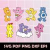 Care Bears Svg Bundle, Easy Cut, Layered By Color.jpg