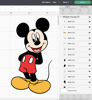 Mickey Mouse Svg Files, Mickey Mouse Png Files, Vector Png Images, SVG Cut File for Cricut, Clipart Bundle Pack