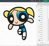 The Powerpuff Girls Svg Files, Powerpuff Girls Png File, Vector Png Image, SVG Cut File for Cricut, Clipart Bundle Pack