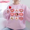 Candy Heart Mickey and Friends Disney Valentine Shirt Great Valentines Gifts for Her - Happy Place for Music Lovers.jpg
