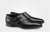 Men's Handmade Black Leather Double Buckle Monk Dress Shoes.jpg