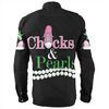 Alpha Kappa Alpha Long Sleeve Shirt K.H Chuck And Pearls, African Hoodie For Men Women