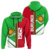 Burundi Half Concept Hoodie, African Hoodie For Men Women