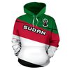 Sudan Flag Hoodie Vivian Style, African Hoodie For Men Women