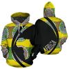 Ankara Cloth - Imarisa Light Hoodie - Circle Style, African Hoodie For Men Women