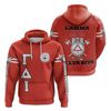 Gamma Delta Iota Red Letters Hoodie, African Hoodie For Men Women