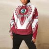 Liberia - White Version Hoodie Vintage African Dashiki, African Hoodie For Men Women