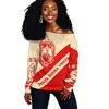 Delta Sigma Theta Women Off Shoulder - Tech Style, African Women Off Shoulder For Women