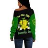 Chi Eta Phi White Chrysanthemum Offshoulder, African Women Off Shoulder For Women