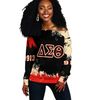 Delta Sigma Theta Women Off Shoulder - Face Style, African Women Off Shoulder For Women