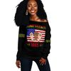 Juneteenth Day Flag Off Shoulder, African Women Off Shoulder For Women