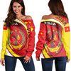 Tigray Coat Of Arms T.P.L.F Women's Off Shoulder, African Women Off Shoulder For Women