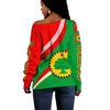 Oromo Special Flag Women's Off Shoulder, African Women Off Shoulder For Women