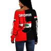 Oromia Flag Maps Women's Off Shoulder, African Women Off Shoulder For Women