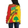 Oromo N Flag Women's Off Shoulder, African Women Off Shoulder For Women