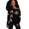 Juneteenth AKA Sorority Pertty Girl Off Shoulder Sweater 01, African Women Off Shoulder For Women