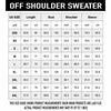 AKA Letters Pattern Off Shoulder Sweaters, African Women Off Shoulder For Women