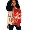 Delta Sigma Theta Women Off Shoulder Sweatshirt Quarter Style 03, African Women Off Shoulder For Women